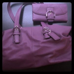 Matching purse and wallet